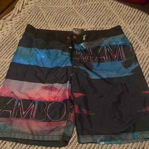Men’s mambo, Australia, swimming trunks, size large